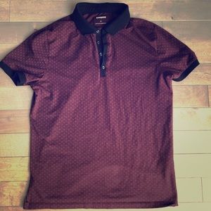 Express maroon shirt